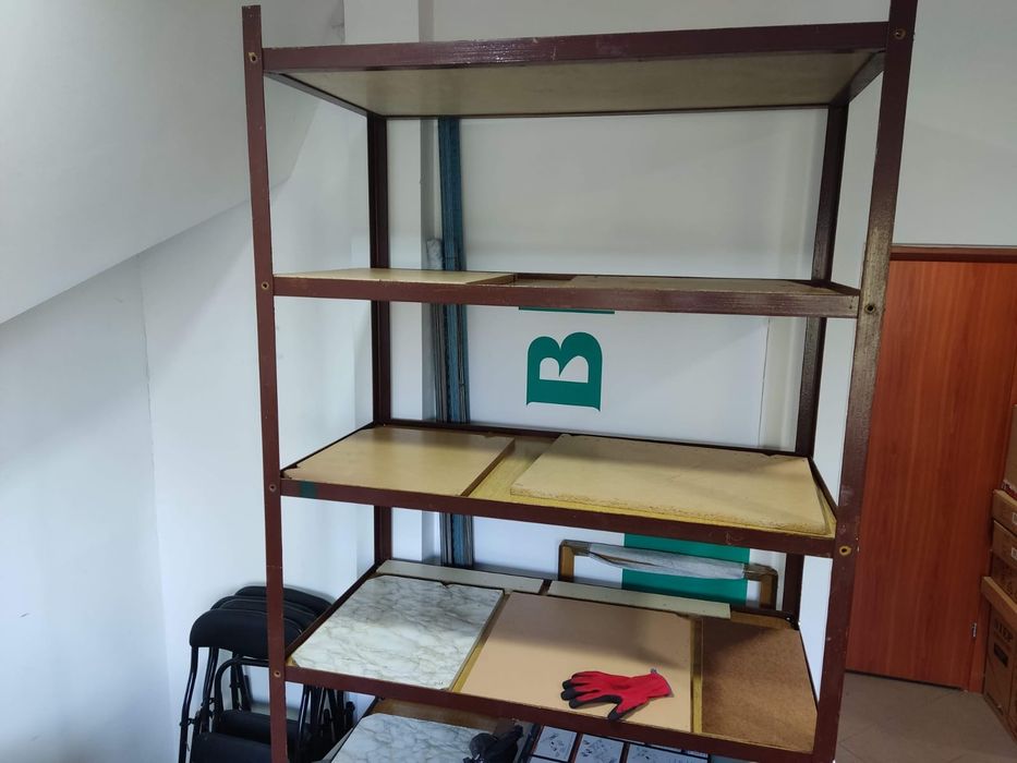 REGAŁY magazynowe z LITEGO Kątownika Stalowego 60x120cm h.250cm, SUPER MOCNE, Ponad 500kg