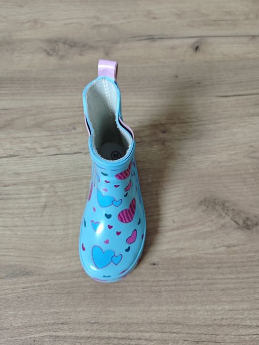 Nowe kalosze dziecięce, gumiaki, gumowce, w serca,  Beck