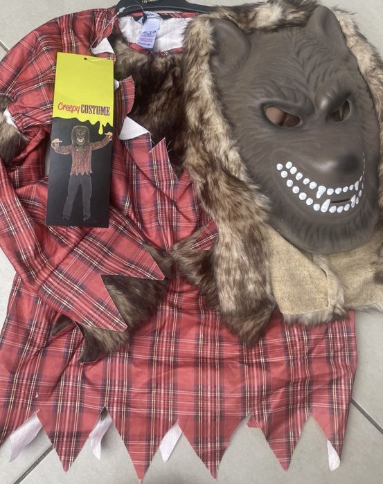 Kostium stroj przebranie roz.11/12 lat Wilkolak halloween