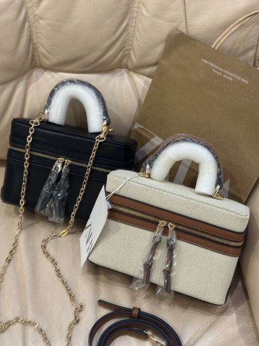 Трендова сумка Zara в наявності в 2 кольорах.