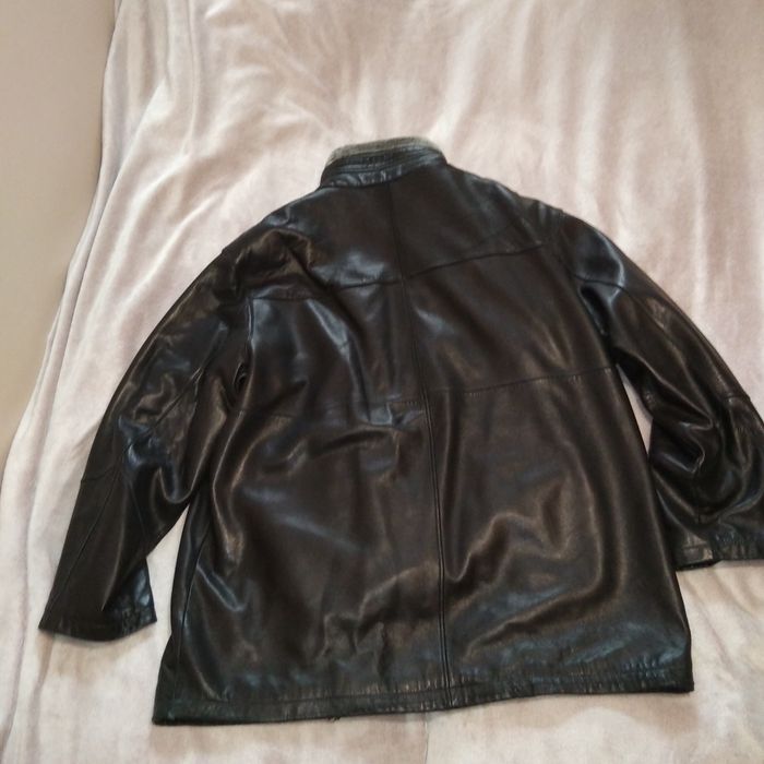 Kurtka zimowa pierre cardin skóra jagnięca