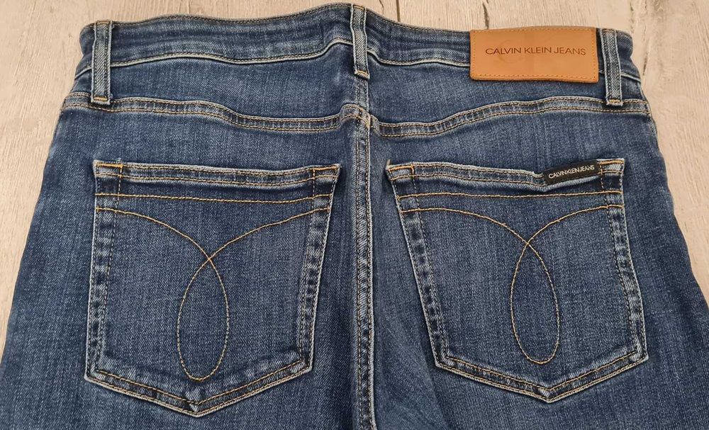 NOWE Spodnie męskie CALVIN KLEIN JEANS slim W31 L32 niebieskie