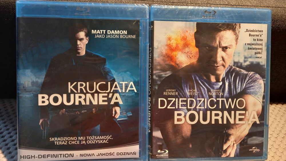 Tożsamość  Bourne a, ultimatum Bourne a,krucjata i dziedzictwo Blu-ray
