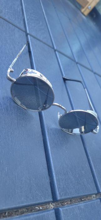 Okulary steampunk srebrne