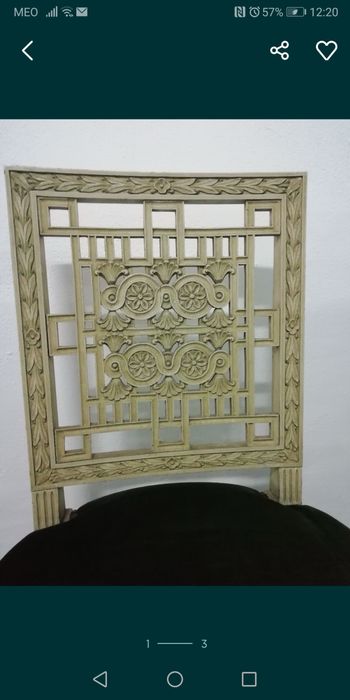 Cadeira tipo Luis XV