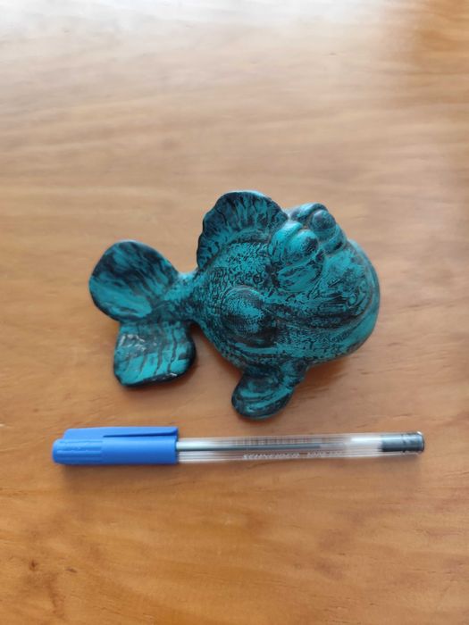 Bibelot peixe falso verdete