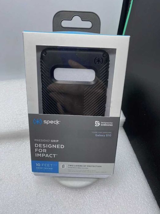 Фирменный оригинальный чехол Speck Presidio Grip Samsung S10 SM-G973