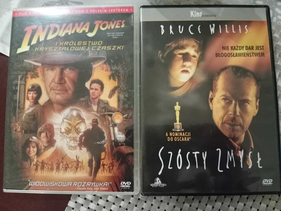 INDIANA JONES I Królestwo Kryształowej Czaszki + inne filmy DVD