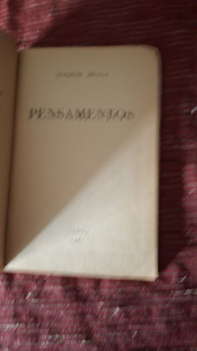 Joaquim Braga pensamento livro 1961 edição autor