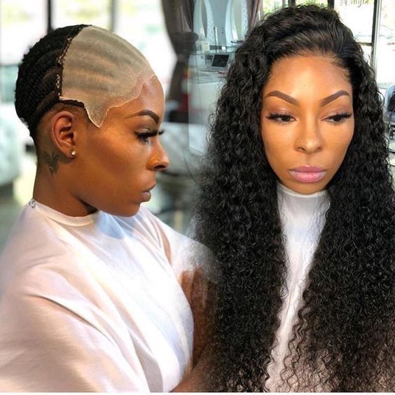 Aplicação de peruca