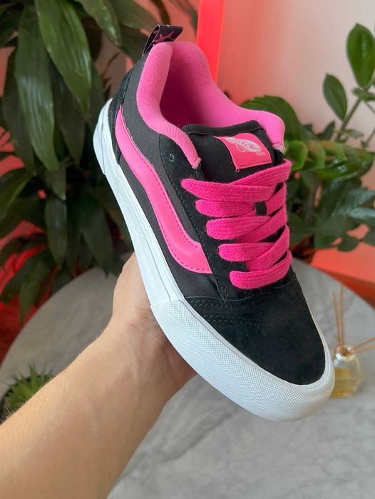 !ТРЕНД! Vans Knu Skool Black Pink 37 38 39 40 41