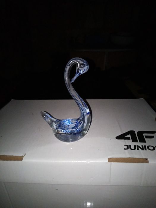 Szklany łabądź prl