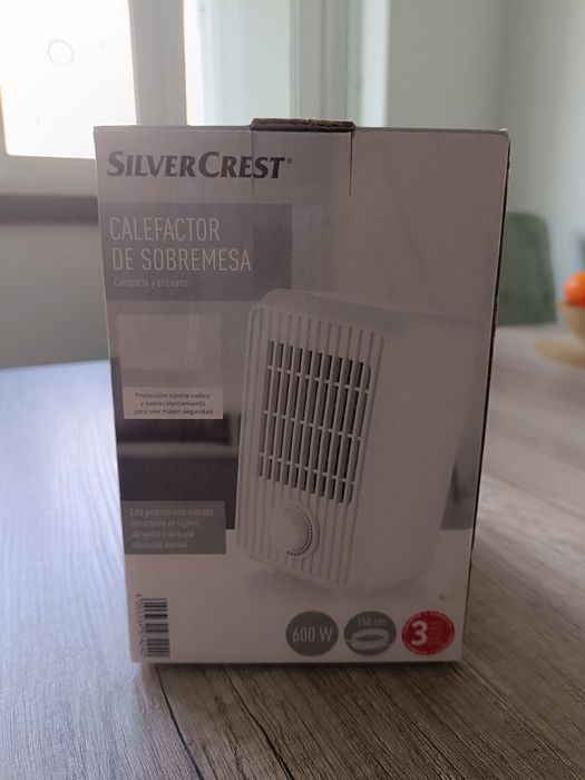 Vendo aquecedor com ventilador SilverCrest NOVO
