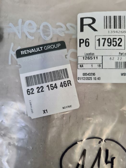 Ślizg Zderzaka Lewy Prawy Renault Kangoo Iii Iv