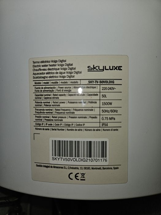 Termoacumolador 50 litros