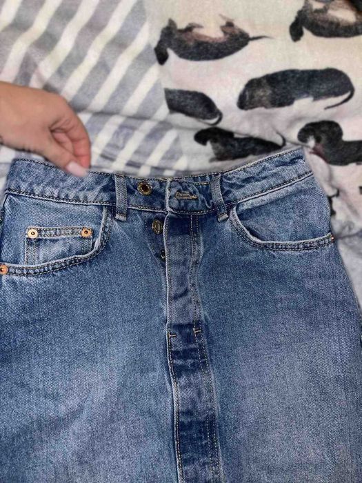 джинсова довга спідниця  reserved