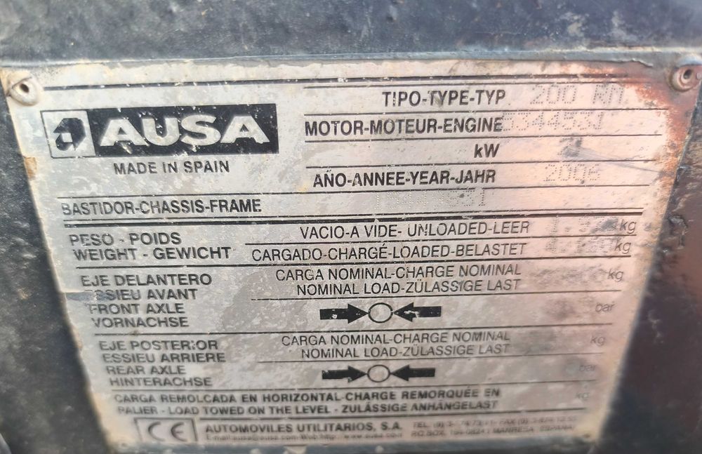 Dumper ausa 200 RM