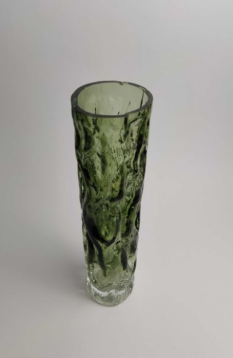 Wazon szklany " Kora " - bark glass - huta szkła Ingrid Glass - Wokan