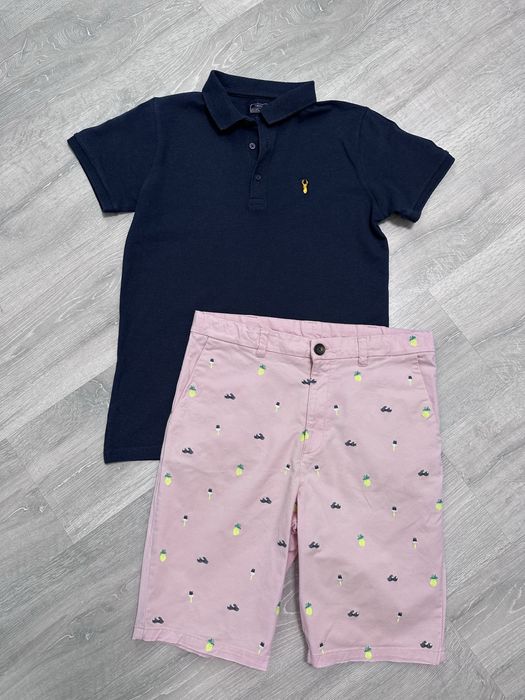 Шорты Marks&Spencer и футболка-поло Next на мальчика 12-13лет