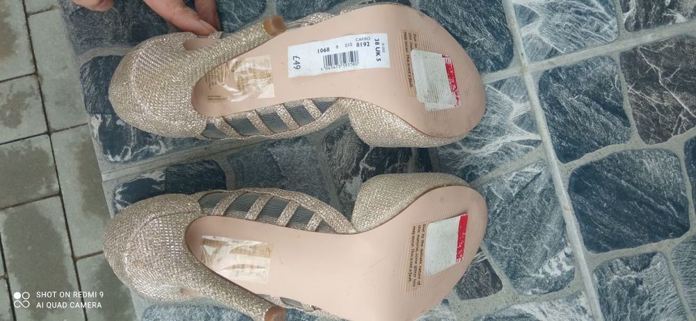Nowe złote szpilki ,do ślubu ,na sylwestra 38