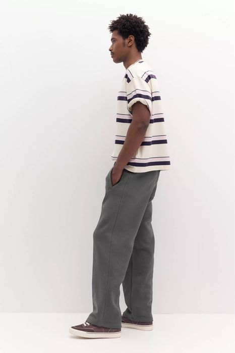 Широкі Штани PULL&BEAR Baggy Fit Чоловічі Чорні Спортивні Брюки Широкие Мужские Штаны Джогери