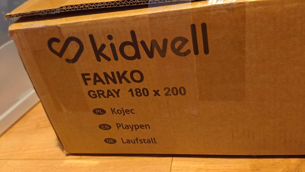 Kojec KIDWELL Fanko Grey 180x200cm