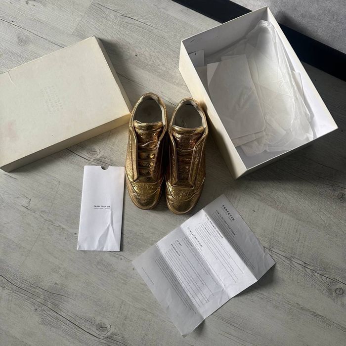 Maison margiela future low "gold"