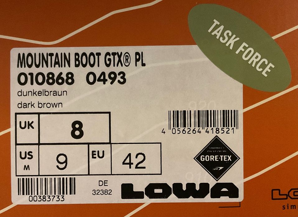 Buty Lowa Mountain Boots GTX rozm. 42 NOWE