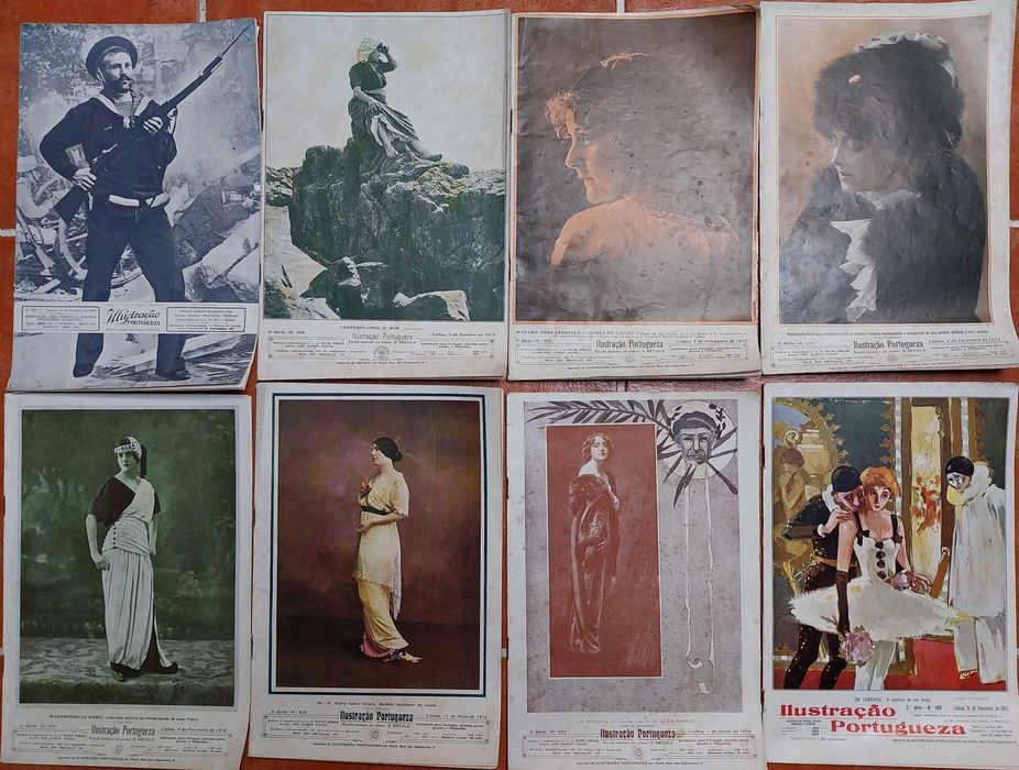 revistas: Ilustração Portugueza (sete edições, 1913 a 1915)