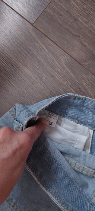 Spodnie damskie dżinsowe boyfriend XS