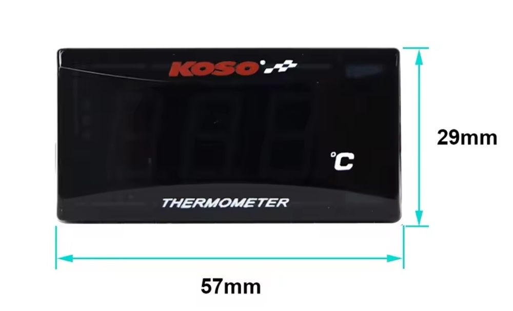 Manómetro de temperatura para moto