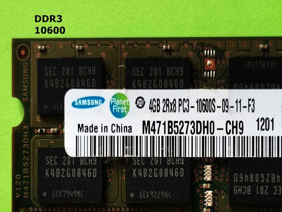 DDR3 4GB Samsung 10600