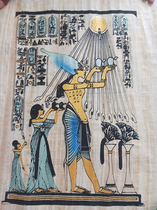 Papiros que retratam a cultura egípcia