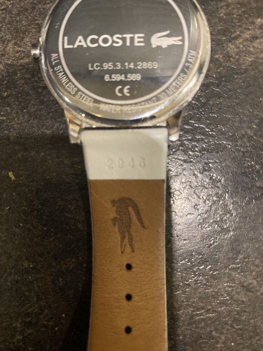 Zegarek Lacoste damski bialy