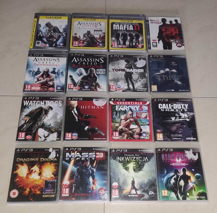 gry na konsolę Playstation 3 - PS3 - od 30 zł/szt