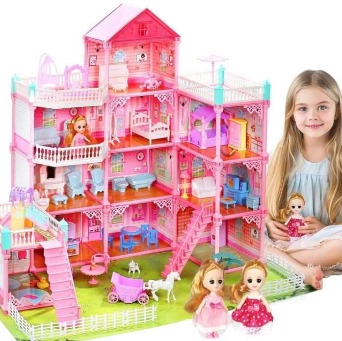 Ляльковий будиночок з меблями Кукольный домик