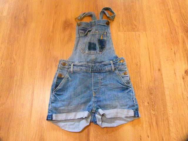 rozm 134 Lindex spodenki jeans ogrodniczki