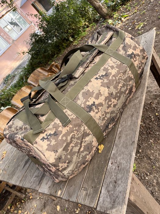 Сумка Баул рюкзак  «Олива», «Мультикам», «Піксель» на 100л