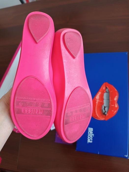 Melissa baleriny fuksja koturn 37