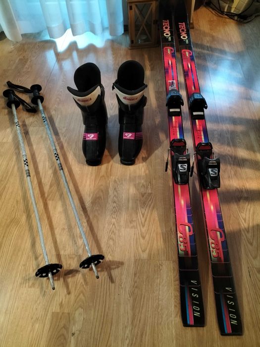 Narty Nordica zestaw