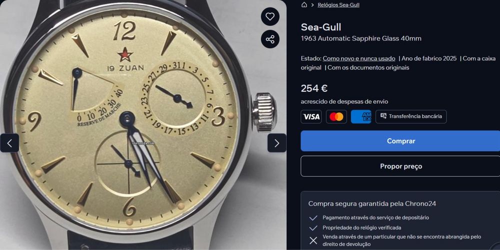Relogio macanico automatico