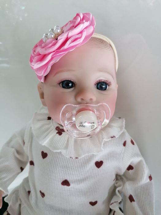 Lalka reborn realistyczna 45 cm akcesoria