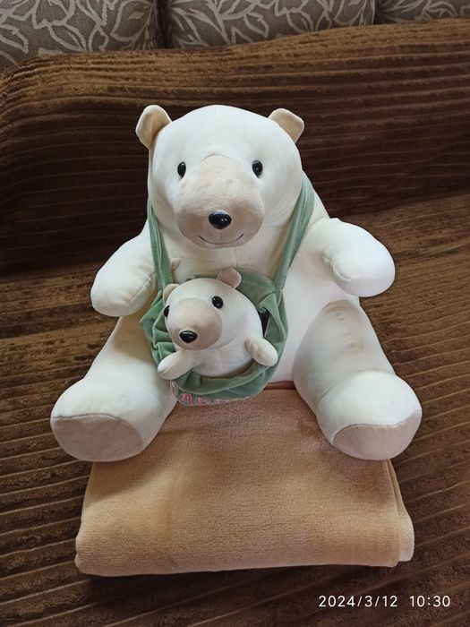 Плед + м'яка іграшка