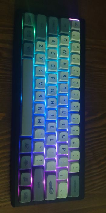 Кастомна GMK61. Бездротова ігрова механічна RGB хотсвапна клавіатура