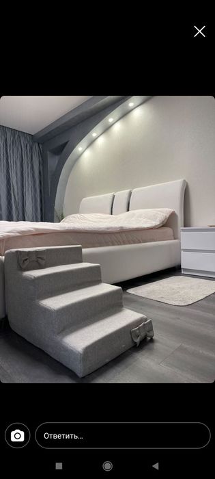 Сходи приліжкові/ пандус шоколадного кольору