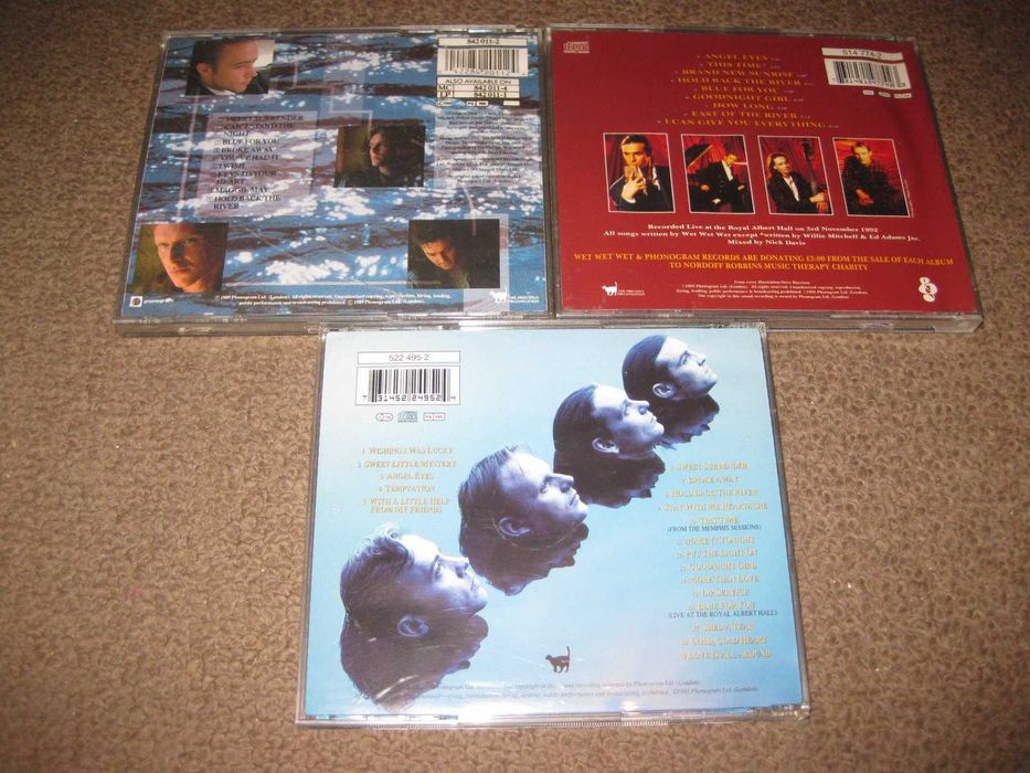 3 CDs dos "Wet Wet Wet" Portes Grátis!