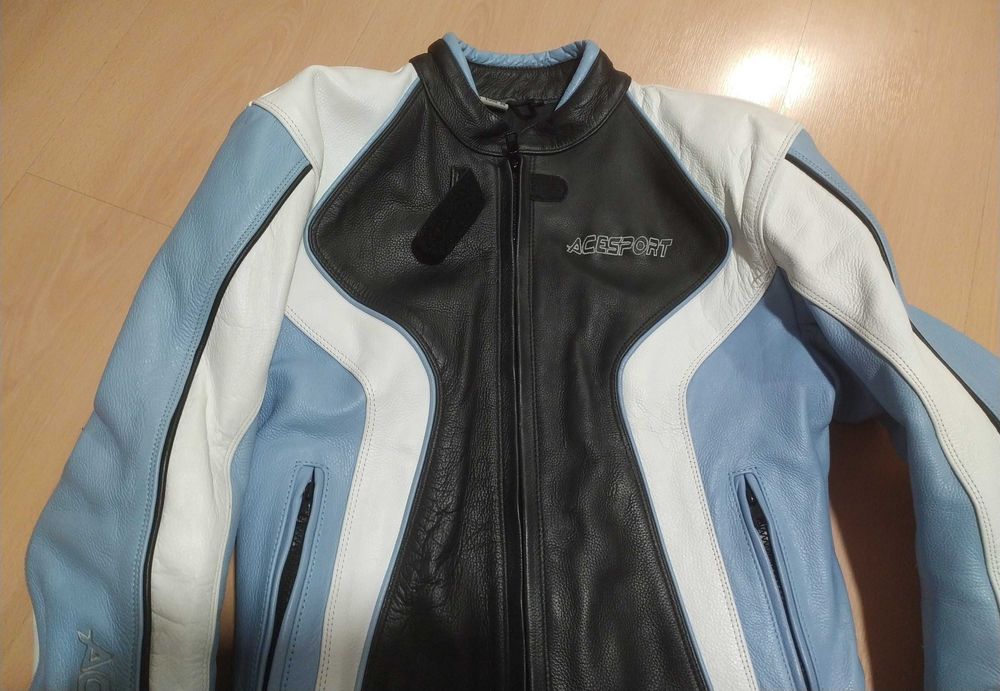 Blusão em pele senhora como novo