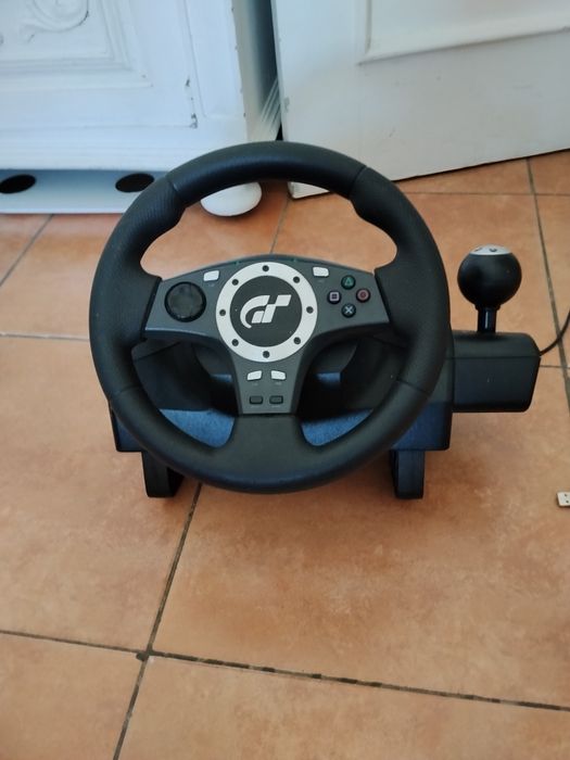Volante GT + Pedais + Gran Turismo 4 PS2