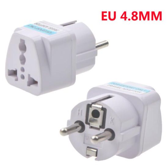 Adaptador tomada estrangeira US UK AU para tomada europeia NOVO