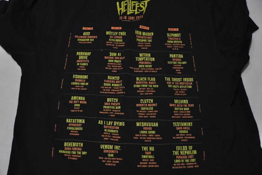 2x HELLFEST 2023 XL dwie koszulki tshirt męski heavy metal  i3v
